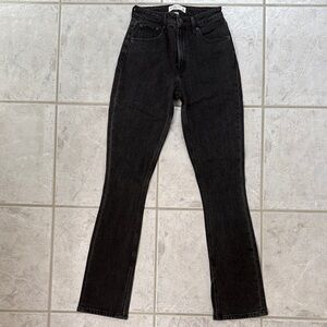 Abercrombie & Fitch Women's Black Straight Leg Jeans